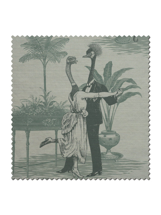 Safari Soirée 'Forest Mist' Linen Sample