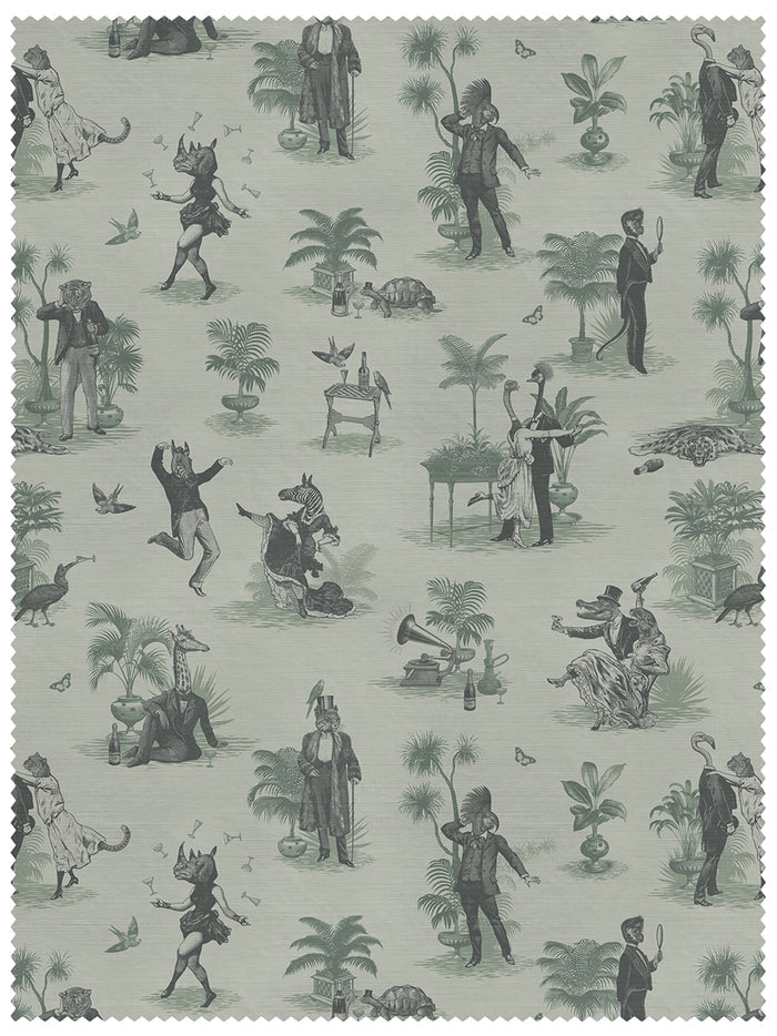Safari Soirée 'Forest Mist' Linen Sample