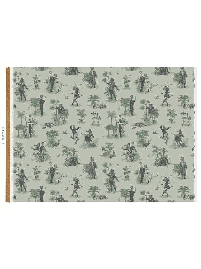 Safari Soirée 'Forest Mist' Linen Sample
