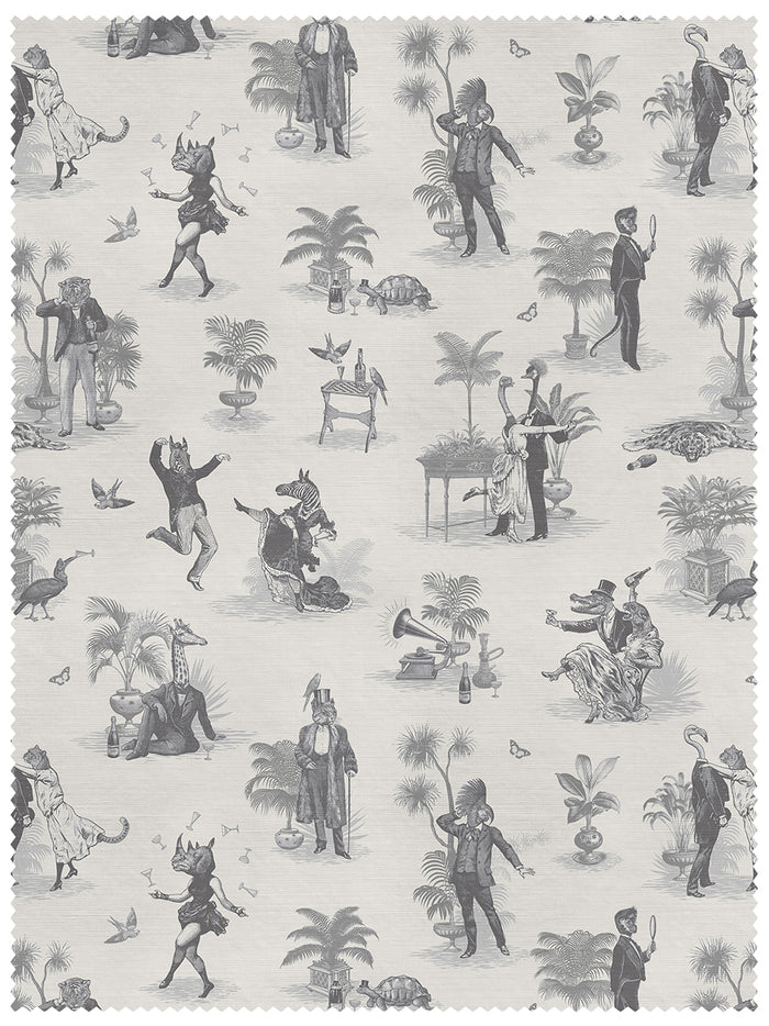 Safari Soirée 'Soft Charcoal' Linen