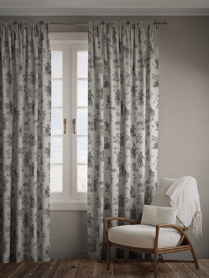 Safari Soirée 'Soft Charcoal' Linen