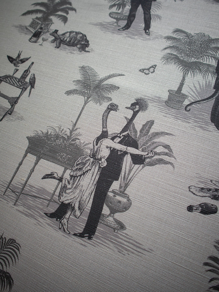 Safari Soirée 'Soft Charcoal' Linen