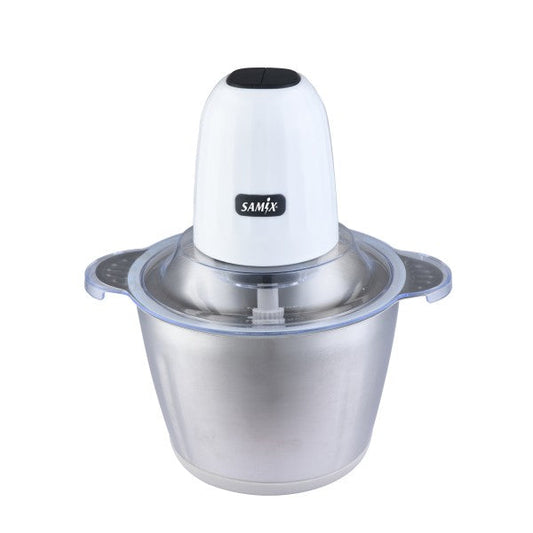 SNK-CHS303 / Samix CHOPPER Steel, 450 W-2 Speeds button with safety switch-Durable Metal Gears- 3 L / WHITE