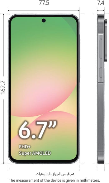 Samsung Galaxy A56 5G, 8GB & 128GB, 6.7Inch, 5000Mah, Black