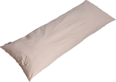 Seitenschläferkissen 50cm x 130 cm mit und ohne Bezug in natur