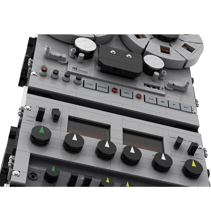 Semi - Professional Open - Reel Tape Recorder Klemmbausteine（Dynamic Version） - LesDiy - Klemmbausteine