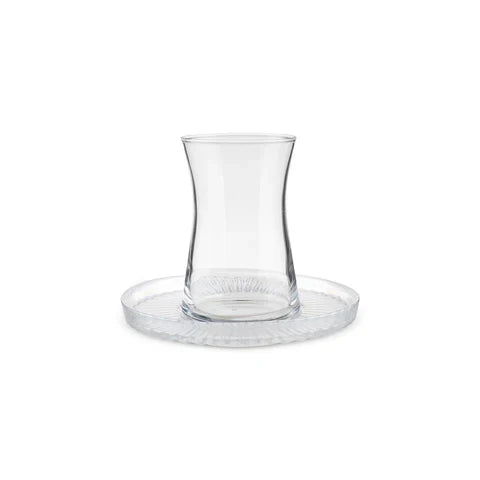 Service à thé turc Karaca Lily 12 pièces pour 6 personnes, 170 ml, Luster