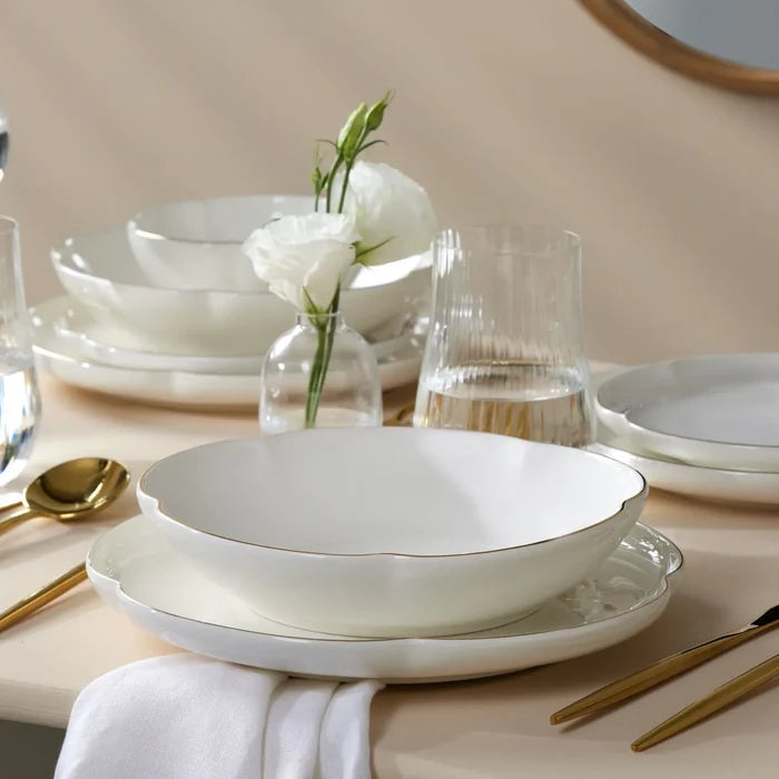 Service de table Karaca Flora pour 6 personnes,  24 pièces,  porcelaine