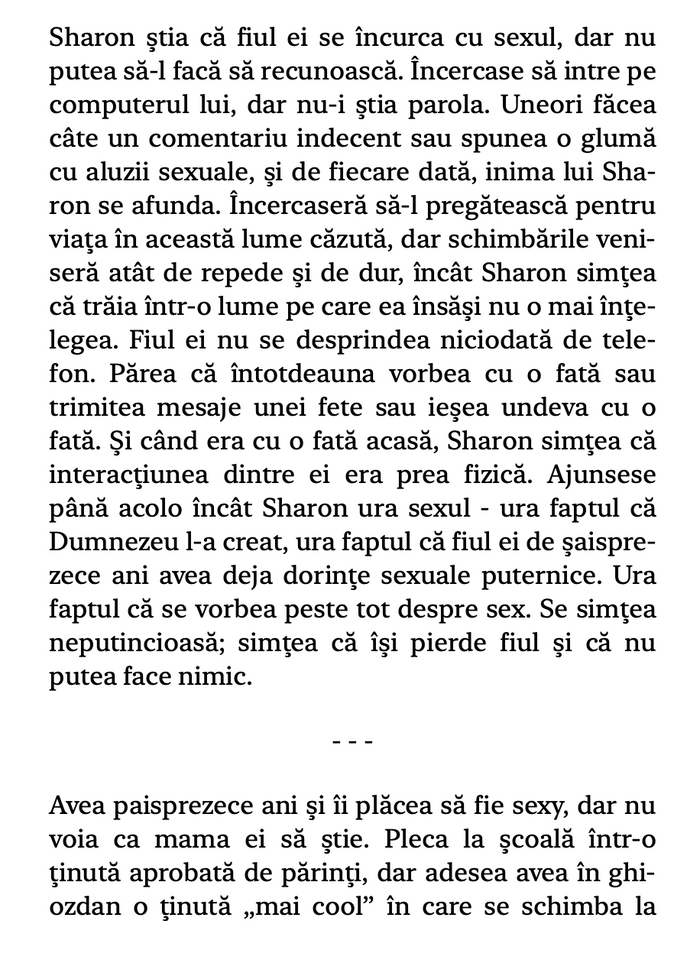 Sex in a Broken World (Romanian eBook)