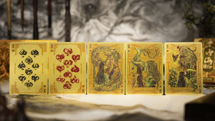 ShanHai Walnut Boxset Playing Cards by Ark Playing Cards