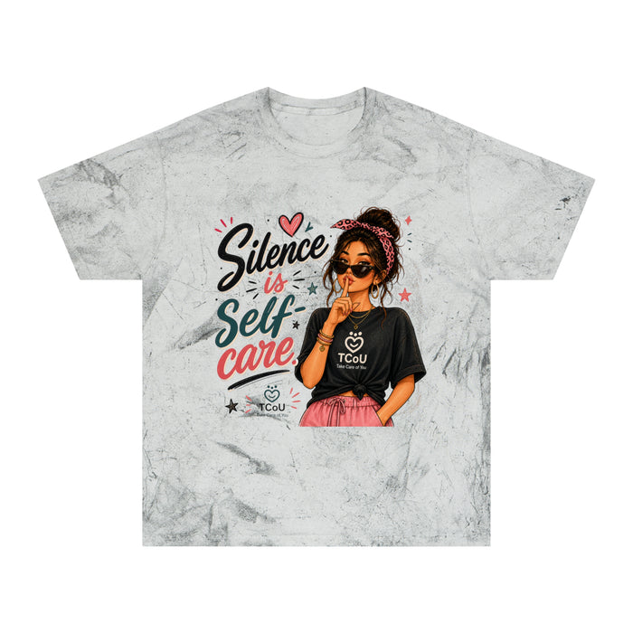 "Silence Is Self-Care" Sassy Graphic Tee — Women’s Empowerment Self-Love Shirt
