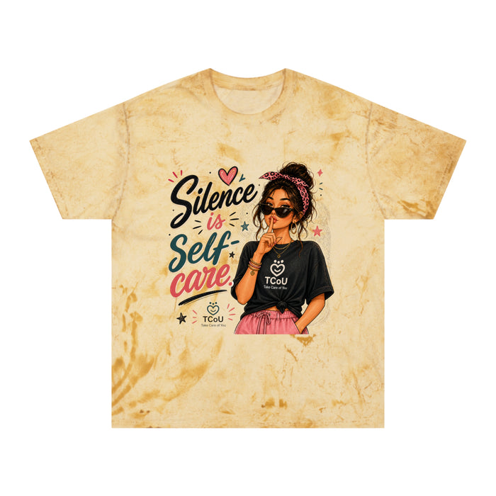 "Silence Is Self-Care" Sassy Graphic Tee — Women’s Empowerment Self-Love Shirt