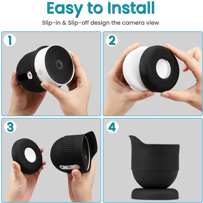 Silicone Skin Cover for Nest Cam Outdoor or Indoor (Battery) 2021 | Fintie