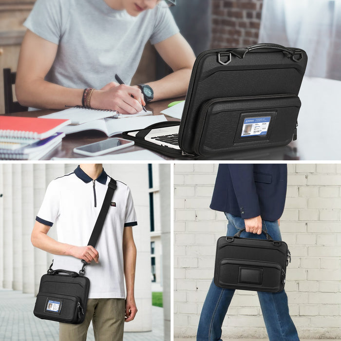 Sleeve Case for MacBook Neo, Briefcase Shoulder Bag for 11.6-inch Chromebook with Accessory Pouch | Fintie