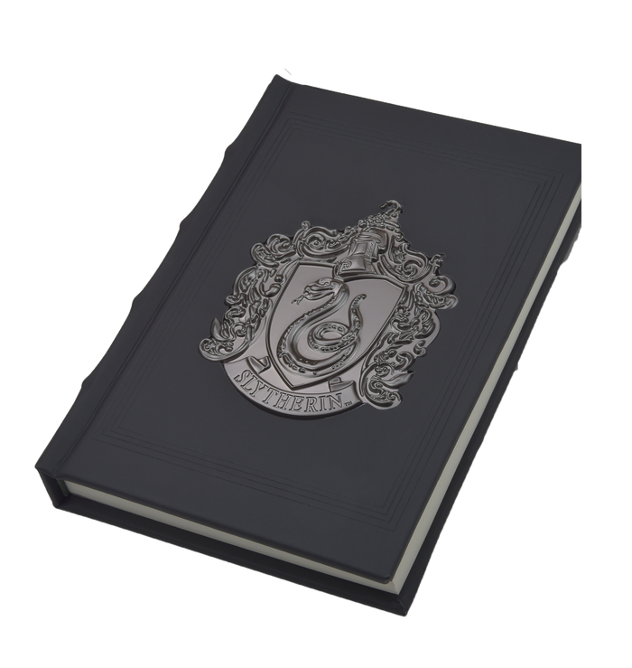 Slytherin Metal Crest Journal