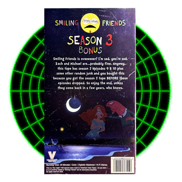 SMILING FRIENDS SEASON 3 BONUS VHS