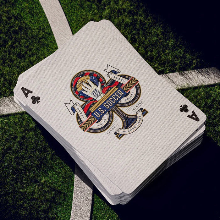 Ace of clubs from the best football 
themed Playing Cards by theory 11