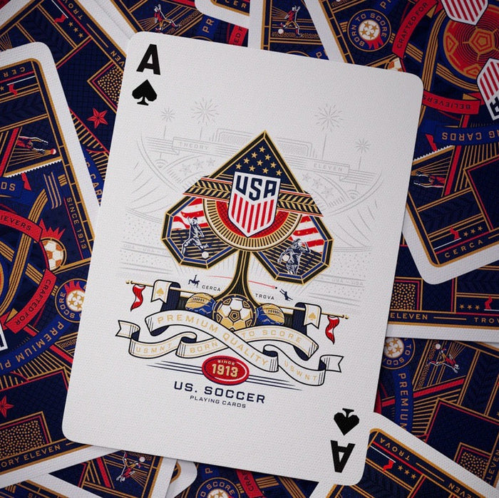 Ace of spaded from the best football 
themed Playing Cards by theory 11