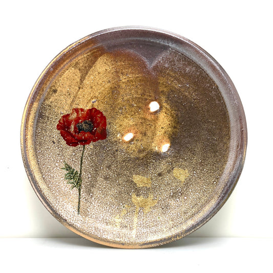 Soda fired side plate
