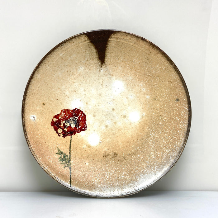 Soda fired side plate