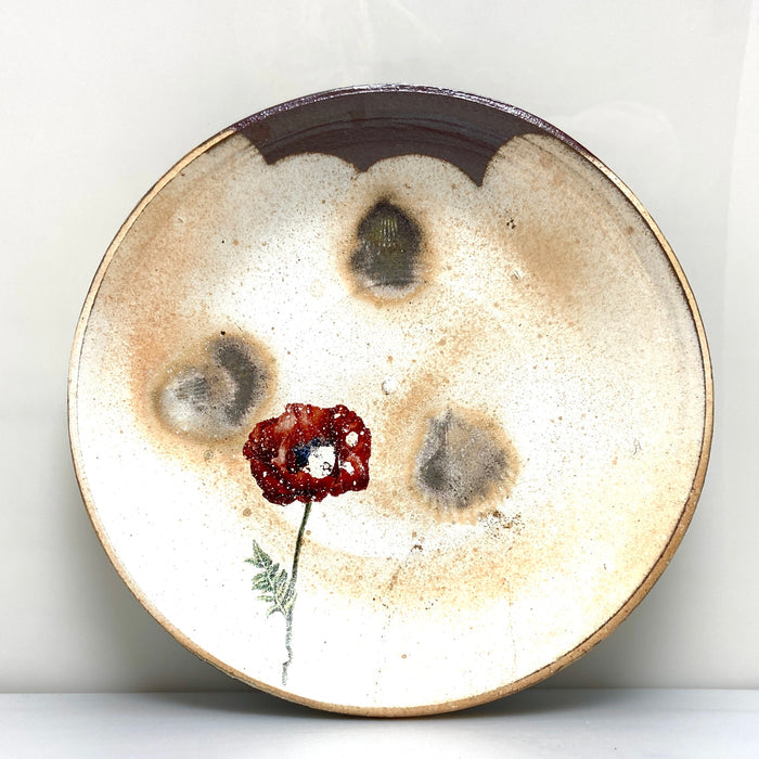Soda fired side plate