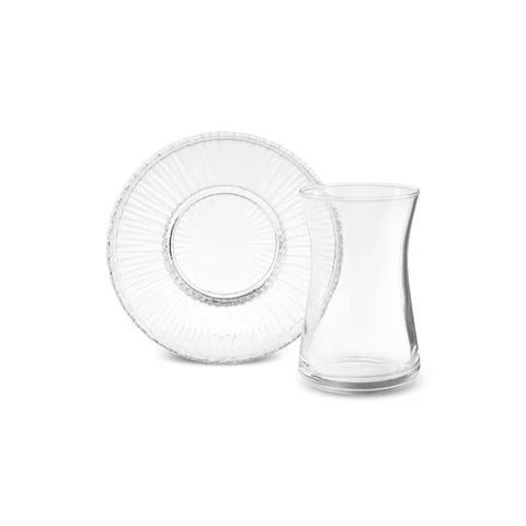 Soucoupe en verre Karaca Lily, 12 cm, Transparente