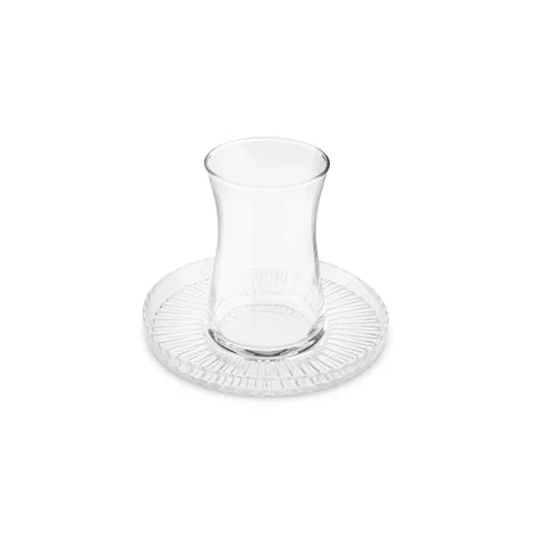 Soucoupe en verre Karaca Lily, 12 cm, Transparente