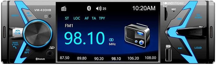 Soundstream Stereo with Bluetooth and 4.3" LCD Screen