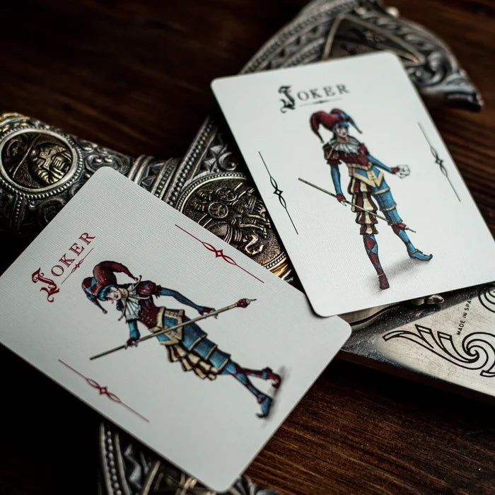 Sovereign Playing Cards Exquisite White Playing Cards by Black Ink Branded