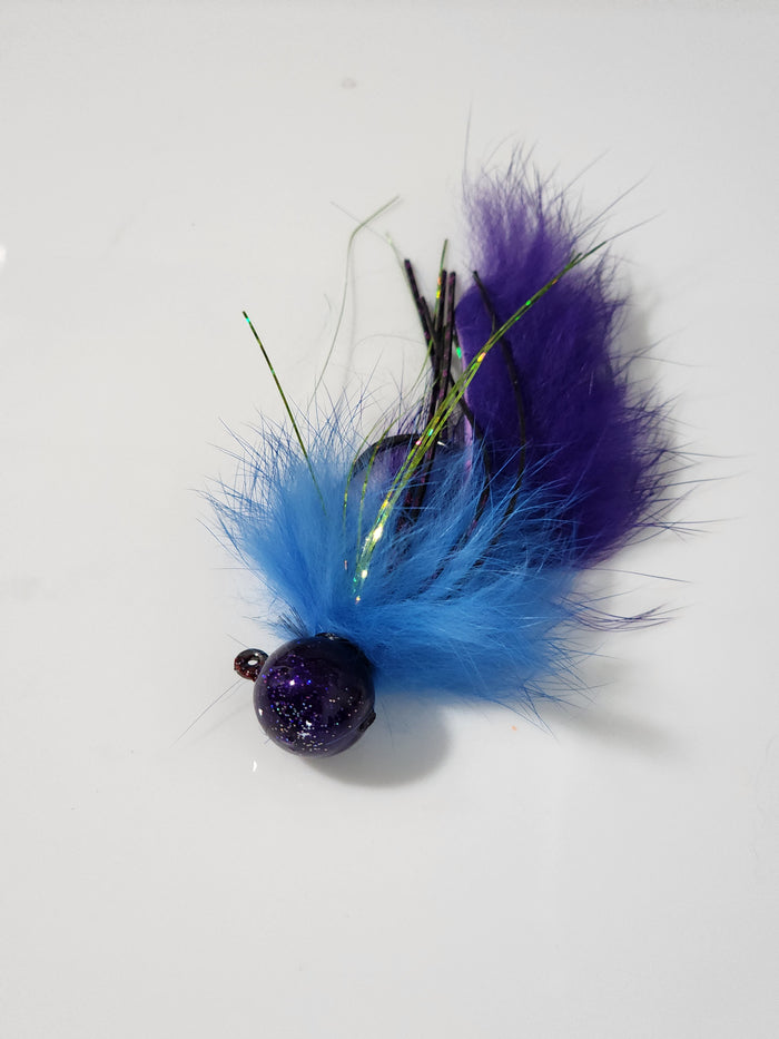 Sparkly purple Blue
