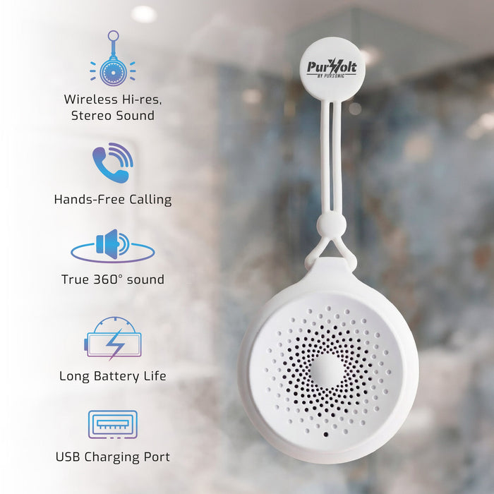 Speaker--Waterproof Shower, Wireless, Portable Speaker – Bluetooth Speaker