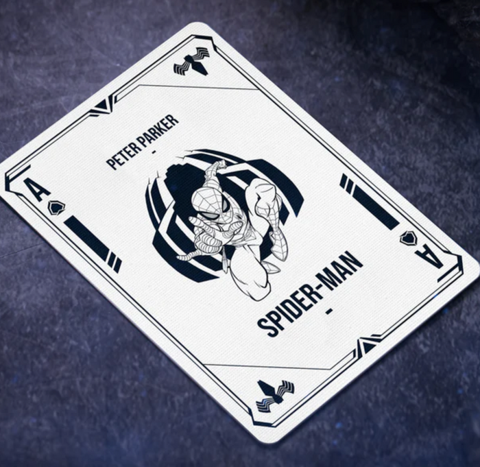 Spider Man Symbiote Playing Cards - Paper Playing Cards by Card Mafia