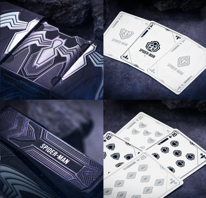 Spider Man Symbiote Playing Cards - Paper Playing Cards by Card Mafia