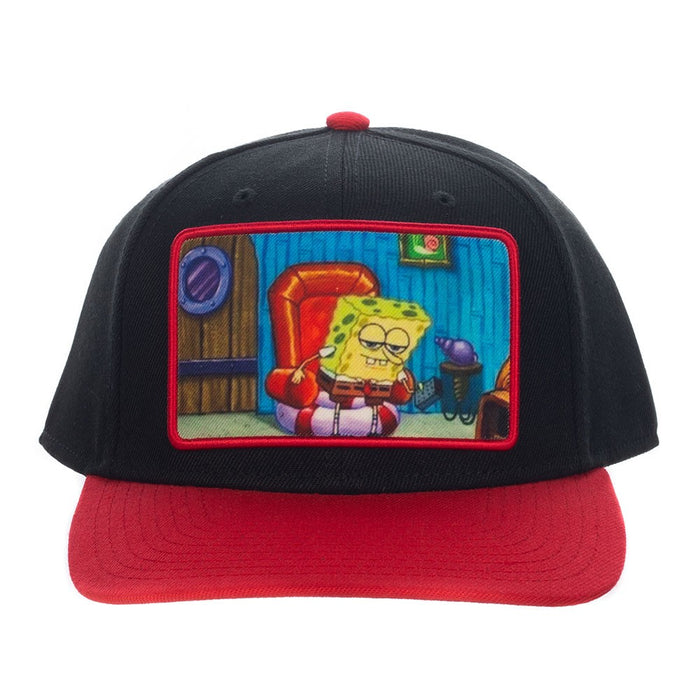 Spongebob Sublimated Patch Pre-Curved Snapback - Kryptonite Character Store