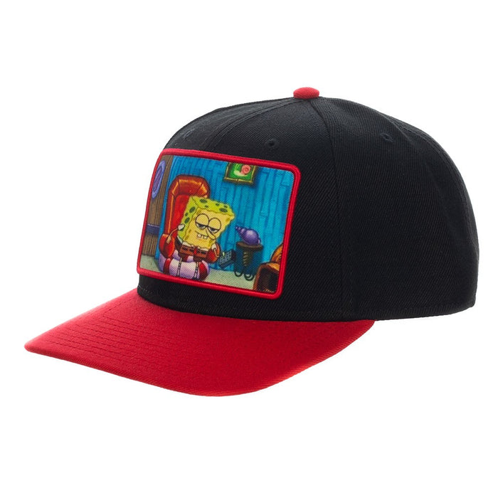 Spongebob Sublimated Patch Pre-Curved Snapback - Kryptonite Character Store
