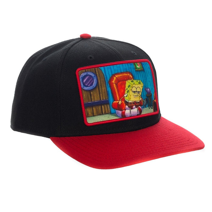 Spongebob Sublimated Patch Pre-Curved Snapback - Kryptonite Character Store