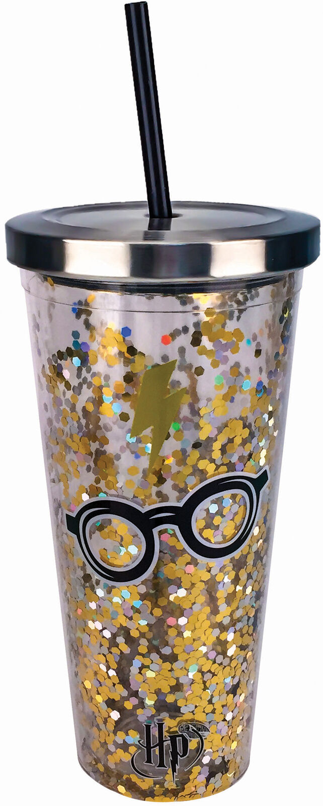 Spoontiques Harry Potter - Glitter Straw Cup