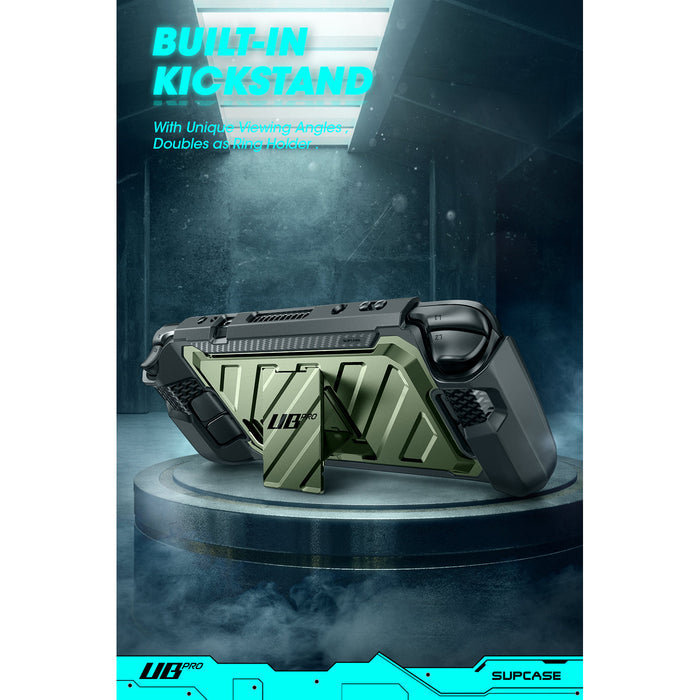 Steam Deck Unicorn Beetle PRO Rugged Kickstand Case(open box)-Metallic Green