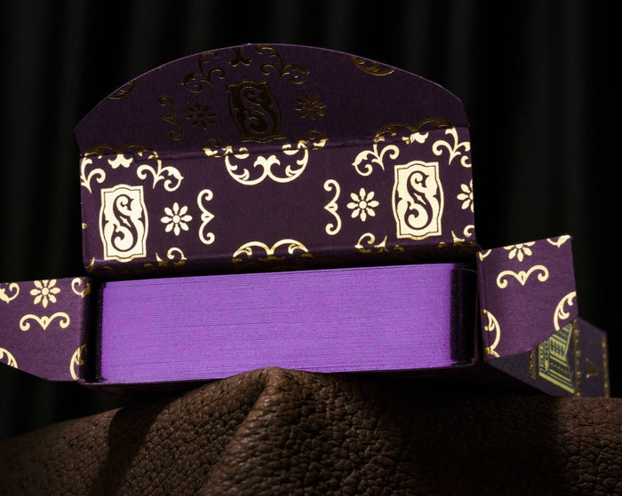 Stories Vol. 5 Purple Gilded Playing Cards Playing Cards by Vanda