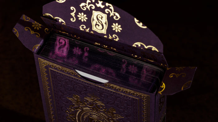 Stories Vol. 5 Purple Gilded Playing Cards Playing Cards by Vanda