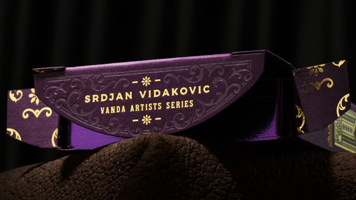 Stories Vol. 5 Purple Gilded Playing Cards Playing Cards by Vanda
