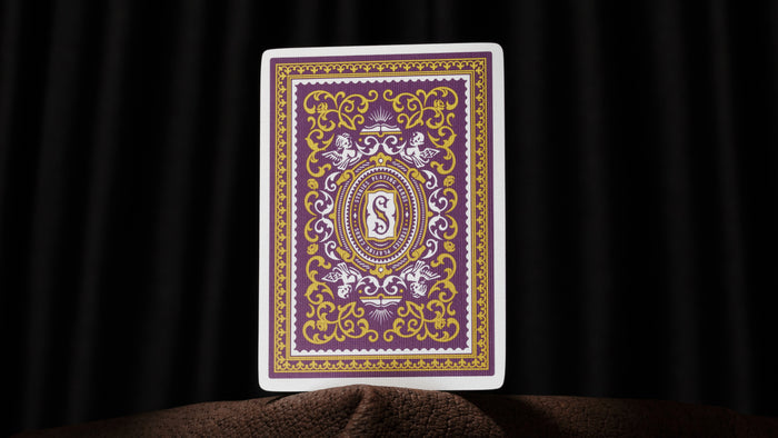 Stories Vol. 5 Purple Gilded Playing Cards Playing Cards by Vanda