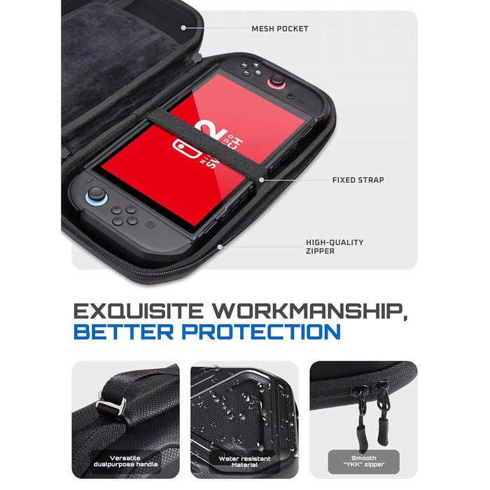 SUPCASE Travel Carrying Case(open box) - Black