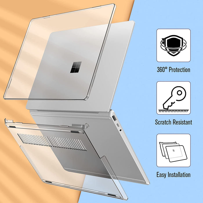 Surface Laptop Go 12.4-inch Snap-on Hard Shell Cover | Fintie