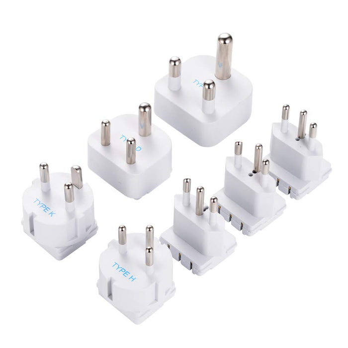 SWadAPt World Travel Adapter Attachments | Set of 7 Extra Attachments for WPS Series  - (AT-WPS)