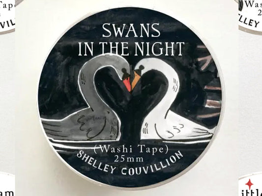 Swans in the Night Washi Tape