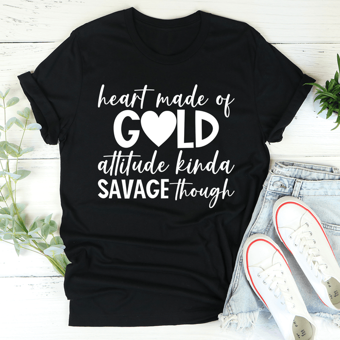 T-Shirt -- "Heart Made of Gold"