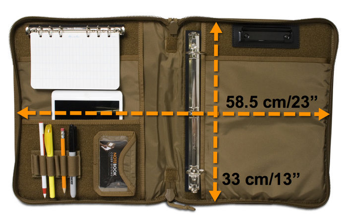 Tactical 3-Ring Cover System (Fits 0.5in-1in Binders)