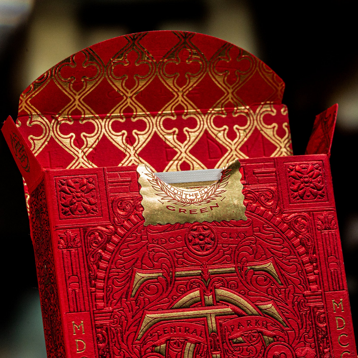 Tavern on the Green Red Limited Edition Playing Cards