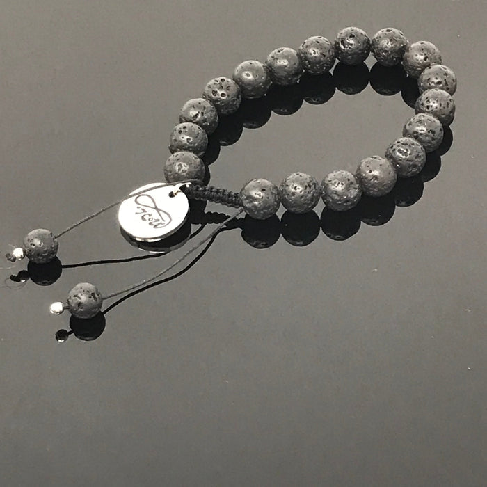 TCoU  Black Lava Rock Bracelet, Represents Healing Powers!!